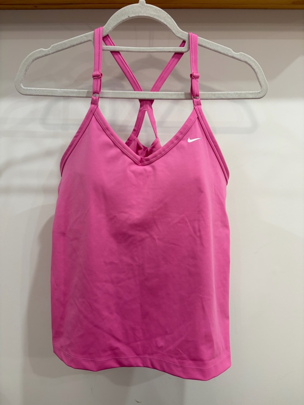 Nike Pink Strappy Athletic Tank Top